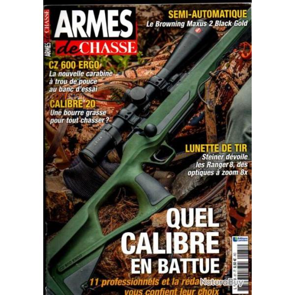 armes de chasse 87 , l'lan darne, boss, browning maxus 2, cz 600 ergo, steiner ranger 8, calibre 20