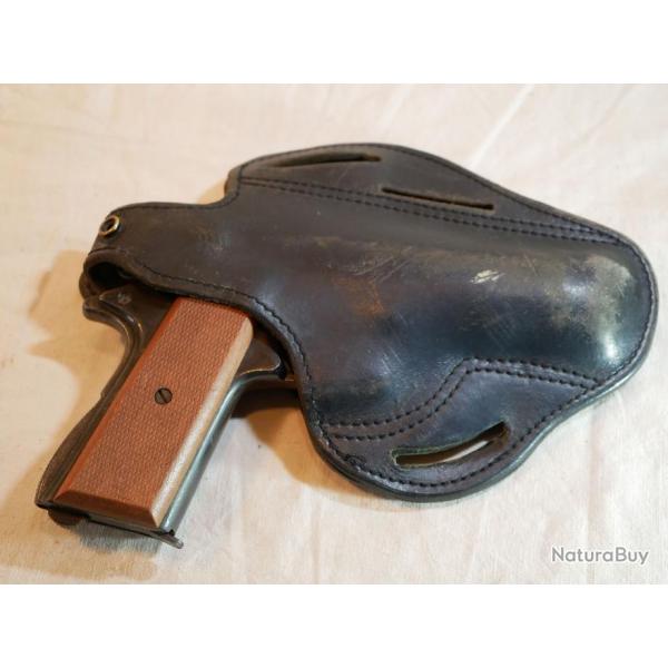 Bon tui pour PA pistolet automatique en cuir marque SPJ