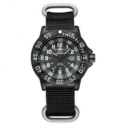 Montre tactique étanche, bracelet noir - LIVRAISON GRATUITE