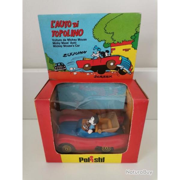 Polistil Disney La Voiture de Mickey Mouse neuf en boite