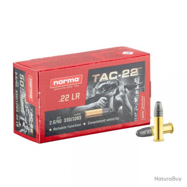 MUNITIONS NORMA TAC-22  x50