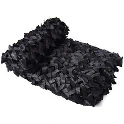 Filet de camouflage noir 1.5m x 2m