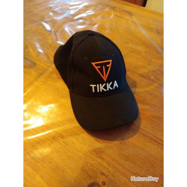 Casquette tikka noire