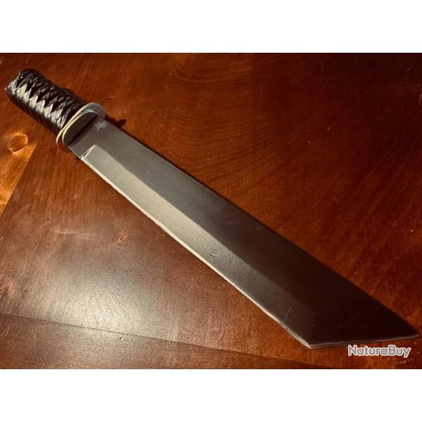 Couteau Katana 37 cm tanto noir & tui