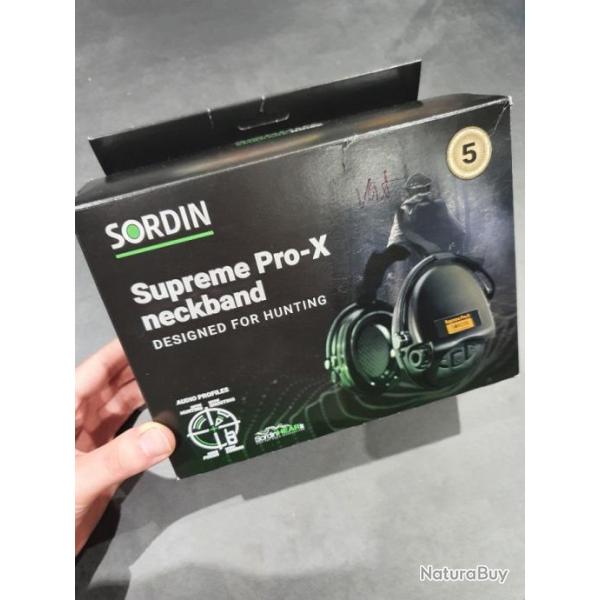 Casque Sordin Supreme Pro-X neckband