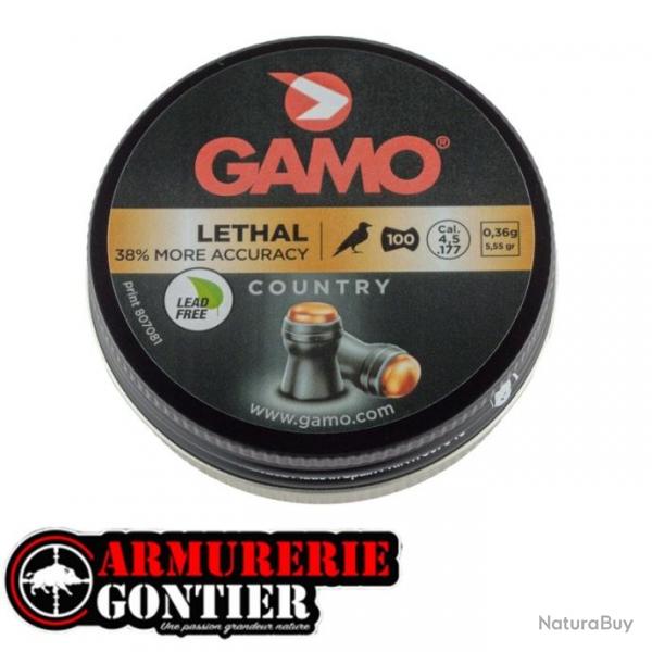 Plombs GAMO LETHAL 4,5 mm 0.36g