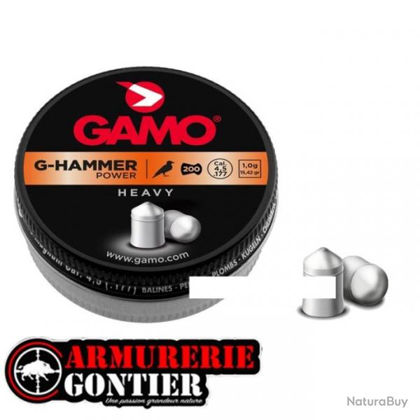 Plombs GAMO G-Hammer cal. 4,5 mm 1.0g