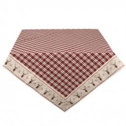 NAPPE ÉCOSSAISE MOTIF CERF 150x250cm