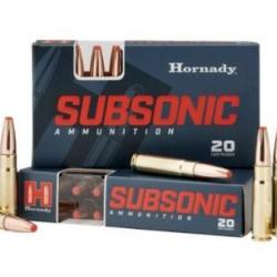 Munitions HORNADY cal.300 blackout subsonic sub-x 190gr par 60