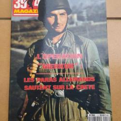 REVUE HS 39/45 OPERATION MERKUR LES PARAS ALLEMANDS SAUTENT SUR LA CRETE