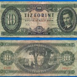 Hongrie 10 Forint 1960 Magyar Nemzeti Bank Europe Centrale Billet