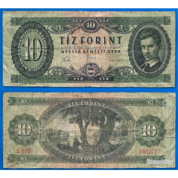 Hongrie 10 Forint 1960 Magyar Nemzeti Bank Europe Centrale Billet