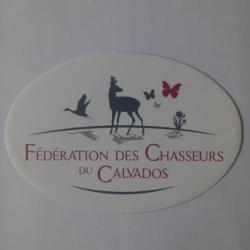 Autocollant chasse fdc 14