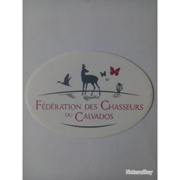 Autocollant chasse fdc 14