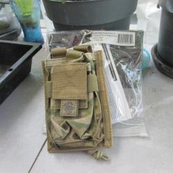 lot de 3 pochettes pouch diverses neuves pour gilet tactique airsoft (a14)