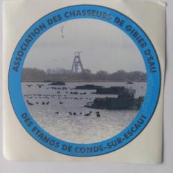 Autocollant chasse gibiers d'eau n1