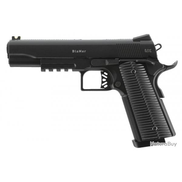 Pistolet CO2 UX Blamer noir cal.4.5mm BB'S 16cps blowback