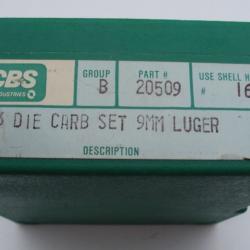 RCBS 3 die set 9m/m luger