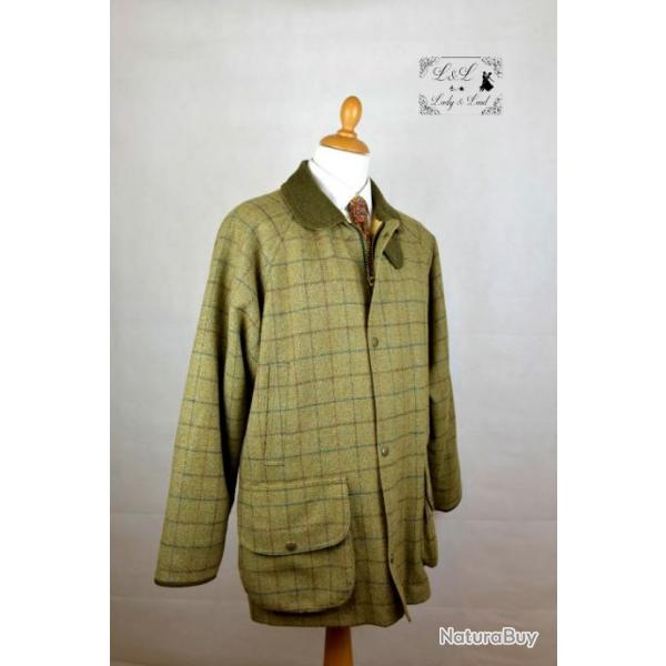 Manteau Chrysalis en tweed vert  carreaux - Taille L