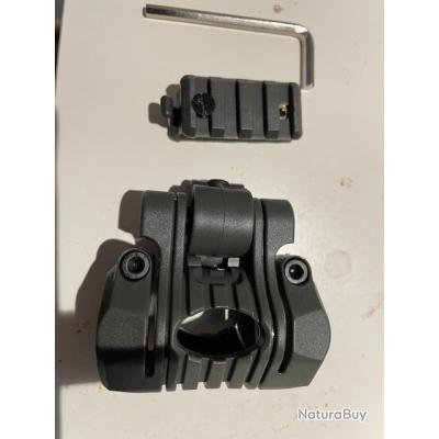 Support de de Lumière, Keenso Colliers de Serrage Supports de Fixation pour Lampes