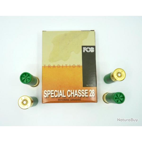 FOB SPECIAL CHASSE 28 - CAL 16/65 N 2 PLOMB - BOURRE GRASSE