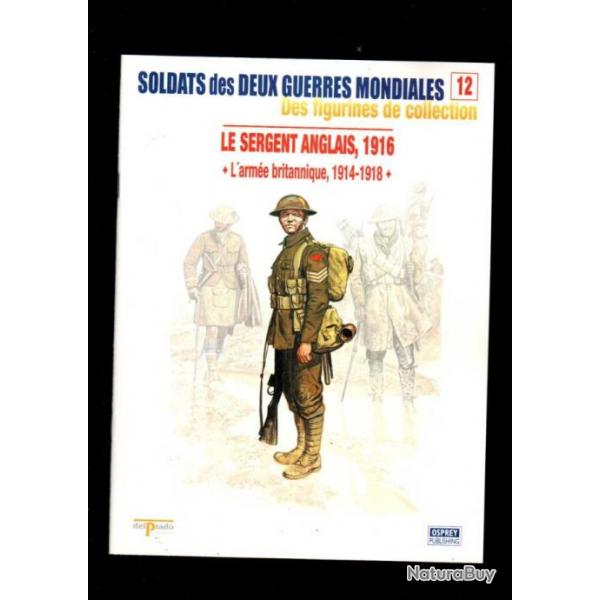 l'arme britannique 1914-1918 del prado-osprey fascicule soldats des deux guerres mondiales 12