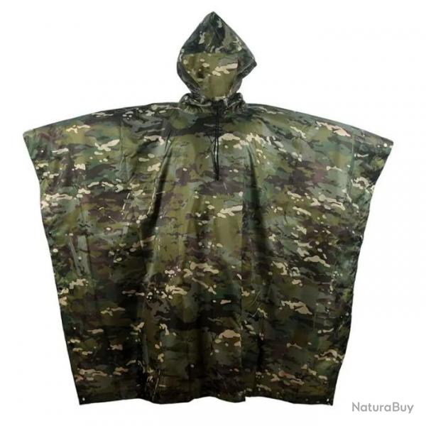 Poncho de pluie impermable camo - LIVRAISON GRATUITE