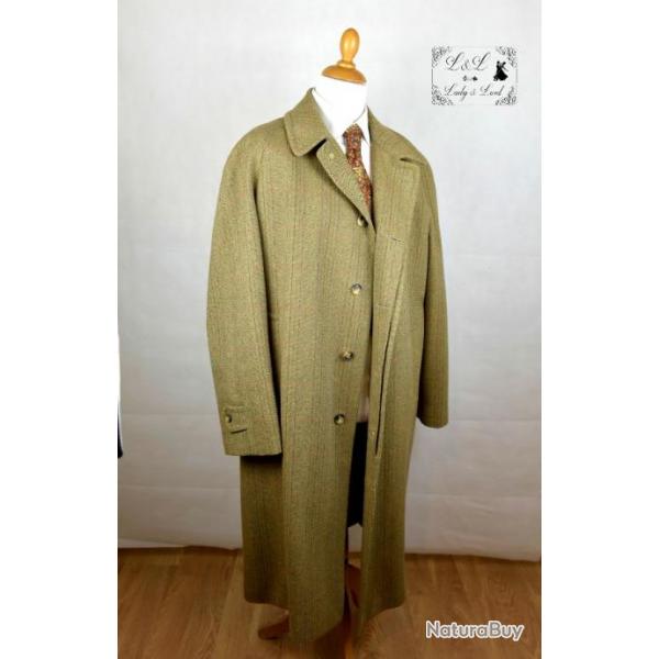 Manteau long Chrysalis en tweed  vert clair  - Taille XXL - 58