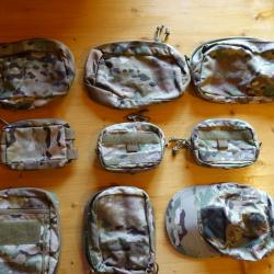 Sac, pochettes Multicam