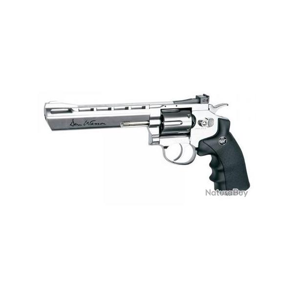 REVOLVER GNB DAN WESSON 6'' CHROME BRILLANT 4.5 CO2- PLOMBS