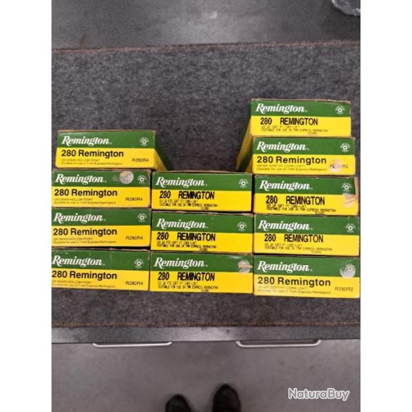 Lot balles 280 Remington sortie de grenier 1sans prix de rserve!!!