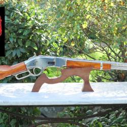 WINCHESTER DENIX WESTERN COWBOY  Carabine RARE modèle chromé - belle finition  - EBR24WIN001