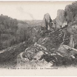 CPA MILITARIA  -  CAMP DE COËTQUIDAN  -  LES VAUX-LORIENT