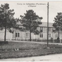 CPA MILITARIA  -  CAMP DE COËTQUIDAN  -  L'HÔPITAL