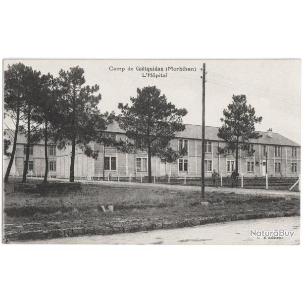 CPA MILITARIA  -  CAMP DE COTQUIDAN  -  L'HPITAL