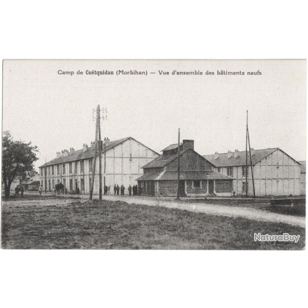 CPA MILITARIA  -  CAMP DE COTQUIDAN  -  VUE D'ENSEMBLE DES BTIMENTS NEUFS