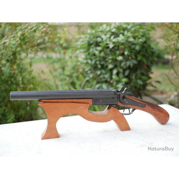 WESTERN attaque de la banque ! Fusil crosse coupe coach gun canon sci juxtapos DENIX EBR24COA001