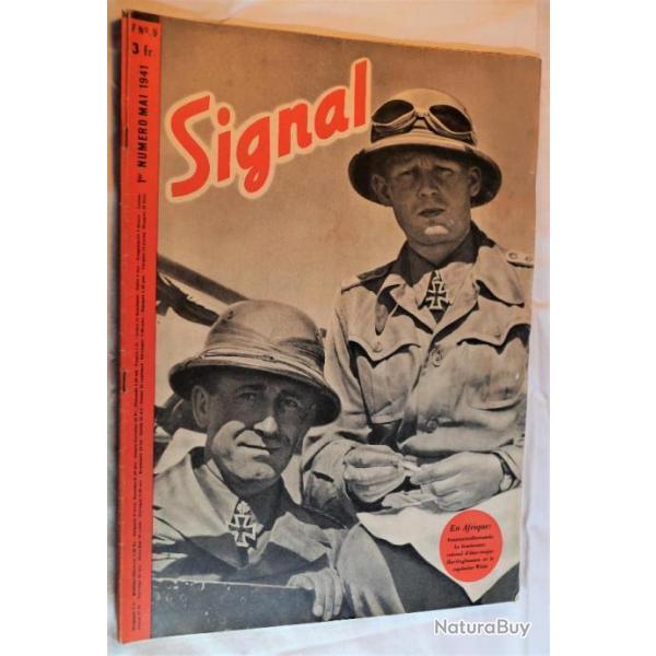 MILITARIA ALLEMAND - authentique revue allemande  SIGNAL numro du 1er mai 1941 - WWII