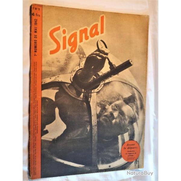 MILITARIA ALLEMAND - authentique revue allemande SIGNAL numro du 1er mai 1942 - WWII