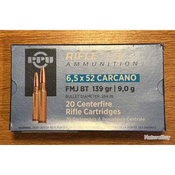 PPU 6,5X52 Carcano FMJ