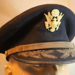 US ARMY - Casquette de général ou d'officier supérieur colonel WWII ref SDC24CFF006