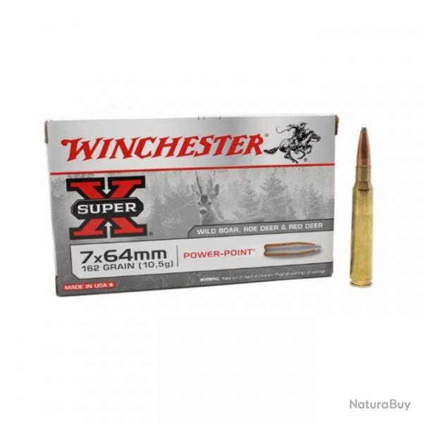 WINCHESTER 7x64 power point 162gr x20