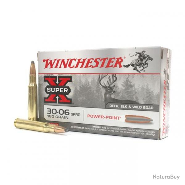 WINCHESTER 30-06 SPRG power point 180gr x20