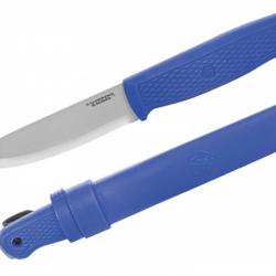 Couteau Condor Lipotes Fixed Blue Lame Acier 14C28N Manche & Etui Polypropylene Salvador CTK396441SK