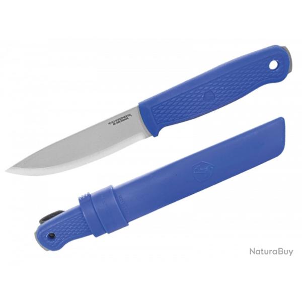 Couteau Condor Lipotes Fixed Blue Lame Acier 14C28N Manche & Etui Polypropylene Salvador CTK396441SK