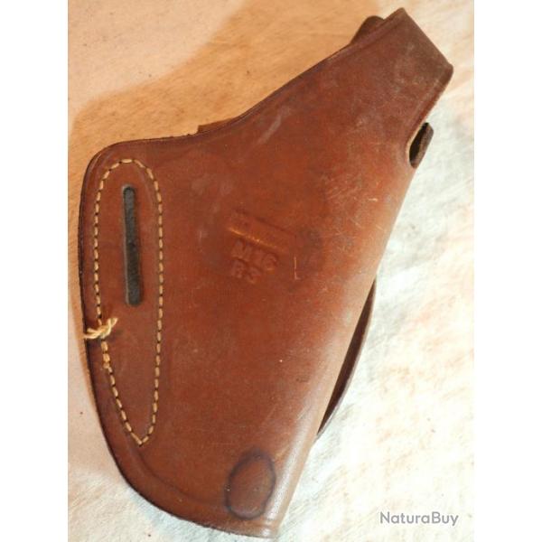 tui de pistolet ou revolver en cuir fauve GIL HOLSTER M16-R3 - AM24GIL003