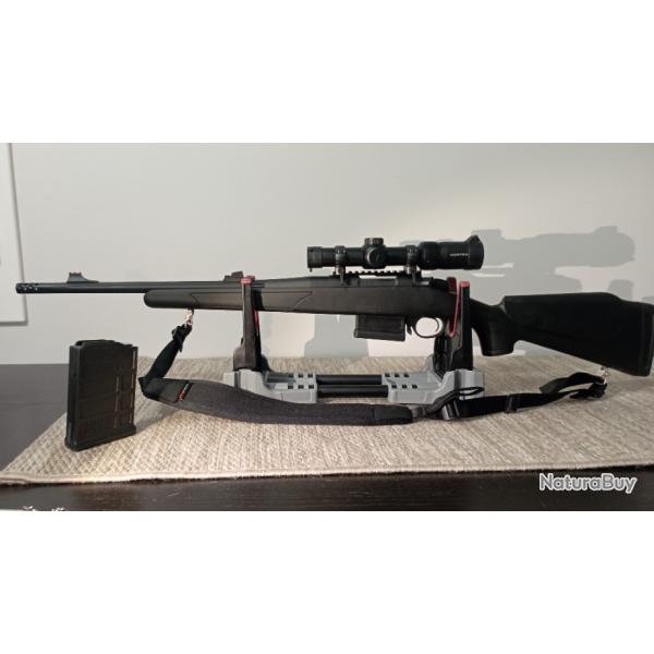 BERGARA B14 / REM 700 - crosse AICS + chargeur 10cps + rail pent