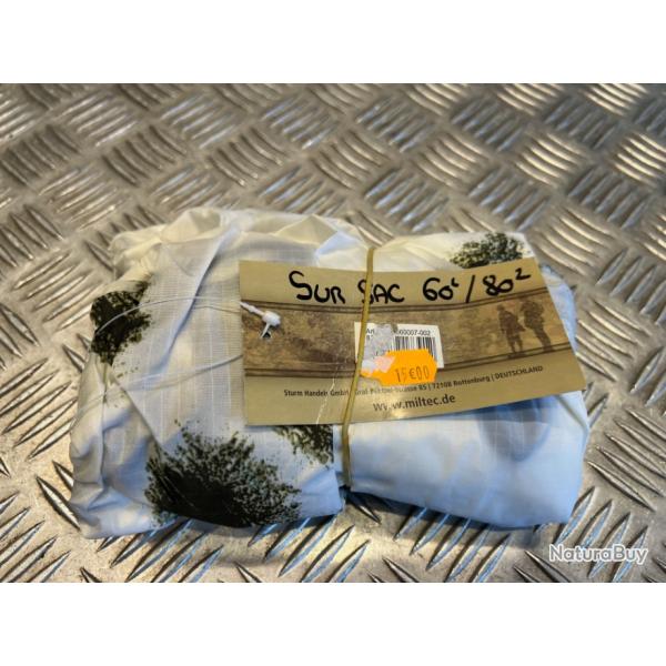 Housse pour sac  dos 80 L Mil-Tec - Snow Camo