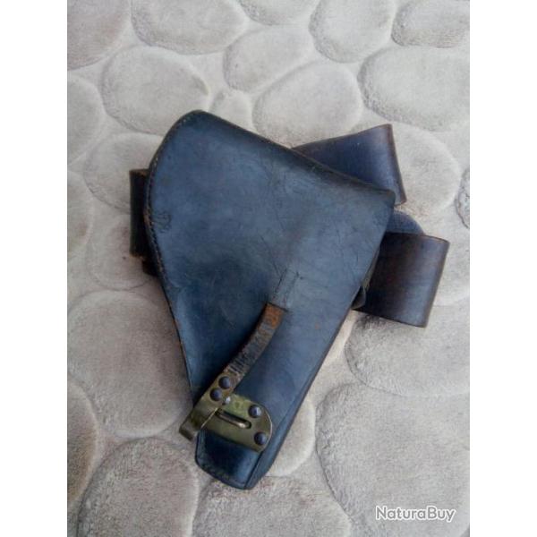 Holster / Gaine avec ceinturon pour Pistolet FN 1910 arme Pays Bas WW2