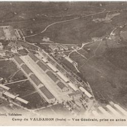 CPA MILITARIA  -  VALDAHON  -  VUE GÉNÉRALE, PRISE EN AVION